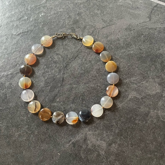 Handmade Jewelry - Handmade Beaded Necklace choker 14”